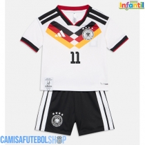 Camisa de time de futebol Alemanha Nick Woltemade #11 Replicas 1º Equipamento Infantil Mundo 2026 Manga Curta (+ Calças curtas)